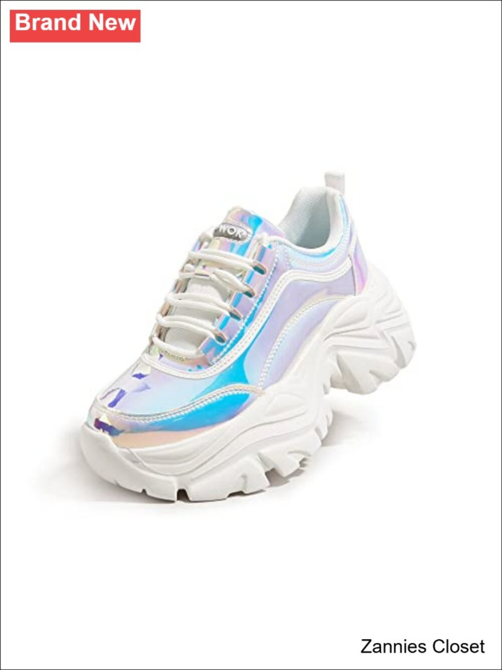 ✨ Chunky Platform Sneakers for Women Faux Leather Casual Dad Shoes Comfortable